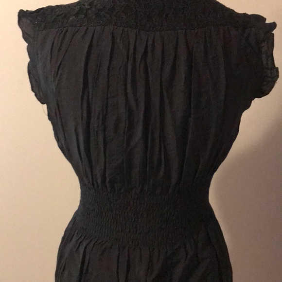 American Rag Victorian lace button down mini dress - Picture 3 of 5